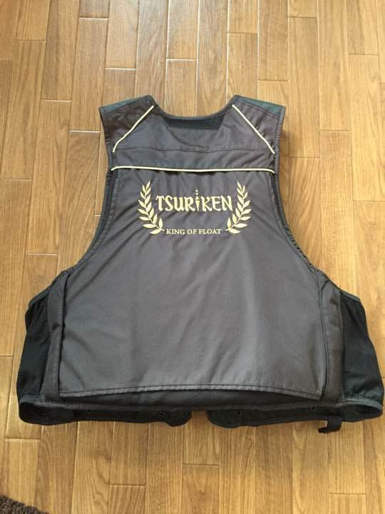釣研 ライフジャケット フローティングベスト 美品