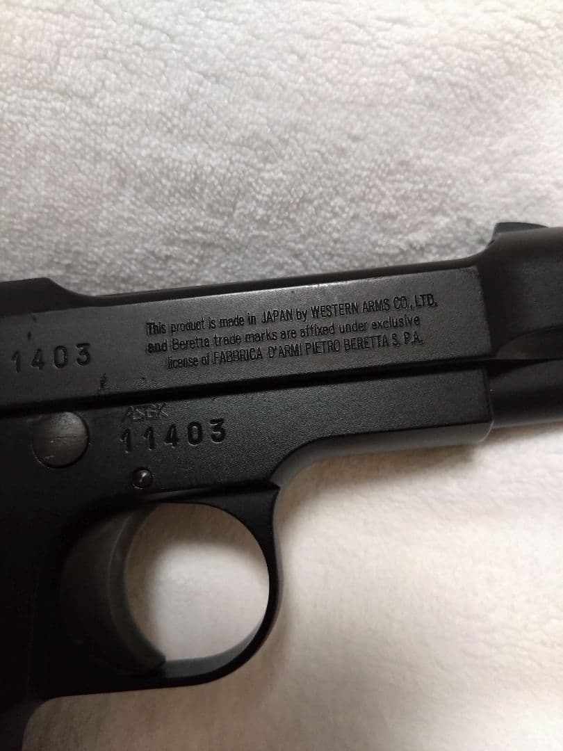 ウエスタンアームズ ベレッタm1934 カーボンブラック？