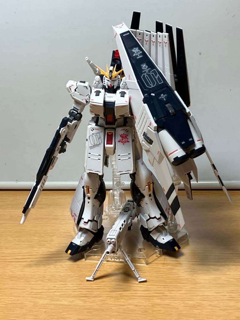 RG 1/144 ニューガンダムHWS(組み立て済み)