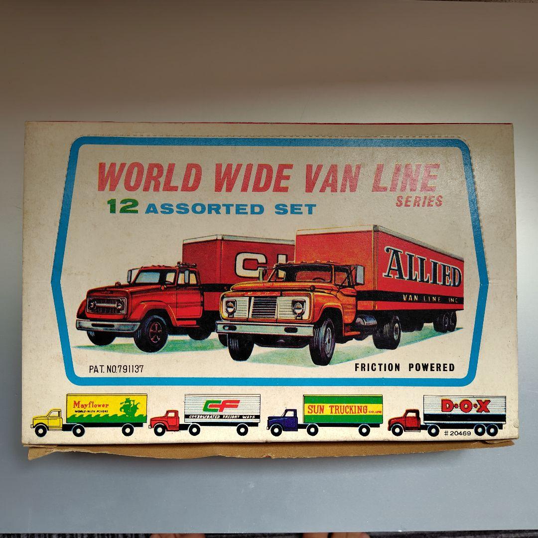 当時物　昭和レトロ　ブリキトラック　12台　箱入り