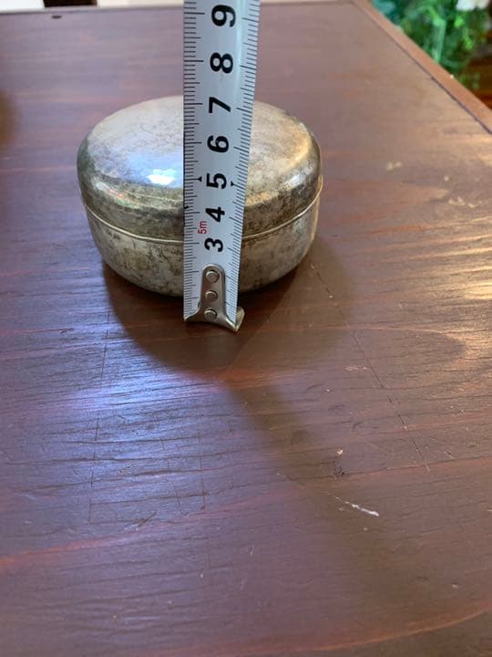 大国 造 小物入れ箱 銅？銀？