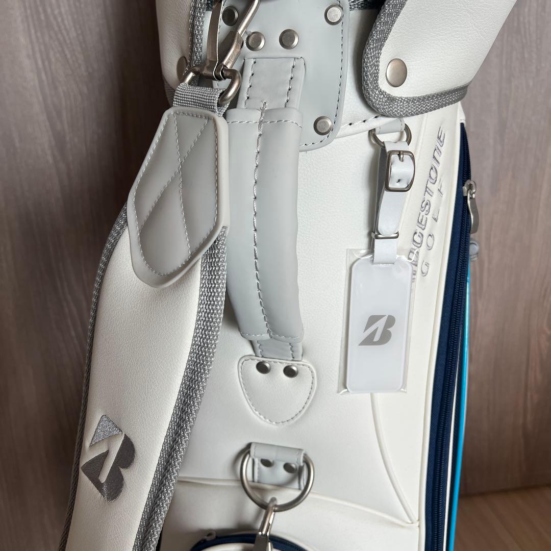BRIDGESTONE ゴルフバッグ ホワイト/ブルー