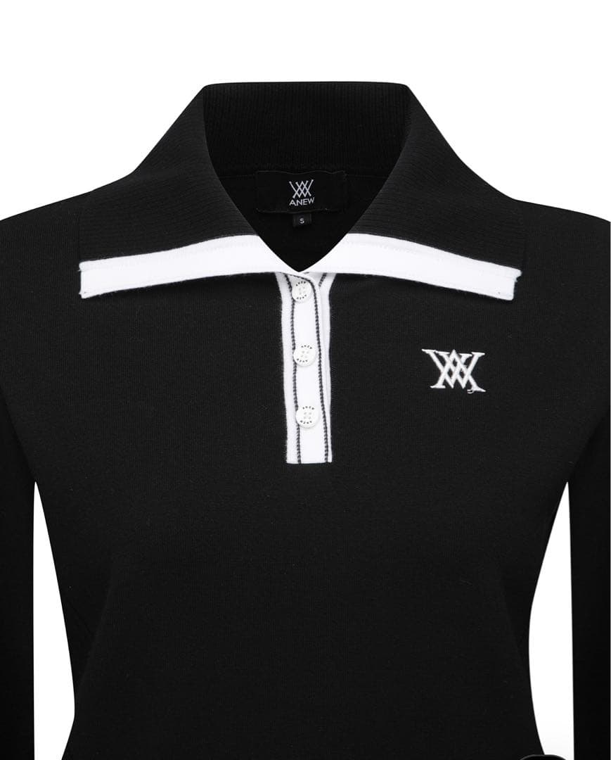 ☆ANEW GOLF☆アニューゴルフ韓国　SP COLLAR POINT ニット