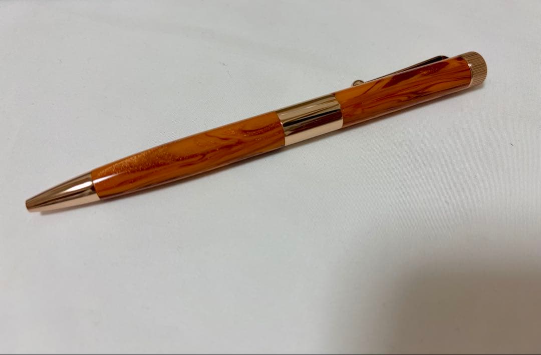 ROMEO No. 3 ボールペン 細軸 黄櫨 新品未使用 替芯付き