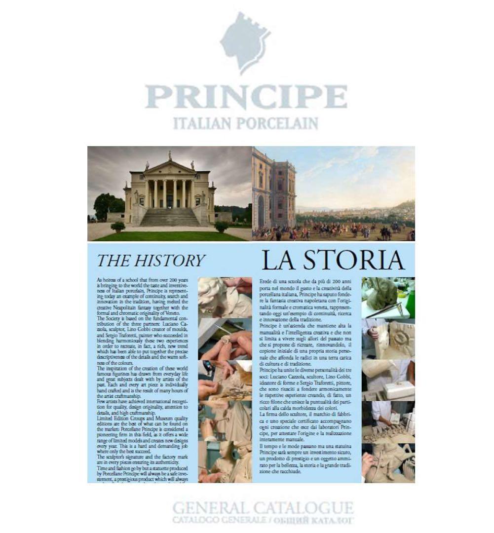 イタリア porcellane PRINCIPE プリンシペ 陶額 白馬 高級