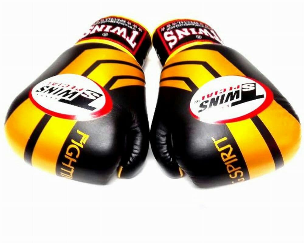 新品 正規 TWINS 本格ボクシンググローブ 本革製 サイズ選択 Fs黒金