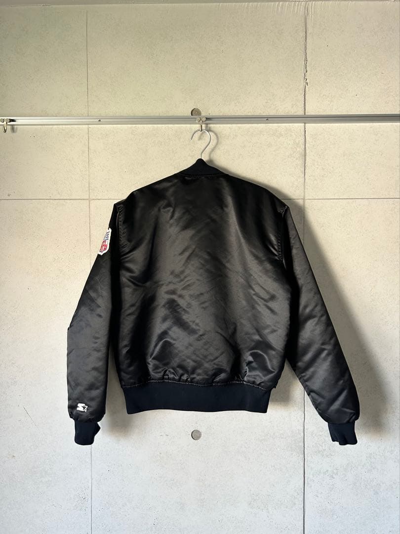 80s STARTER製 NFL RAIDERS stadium jacket
