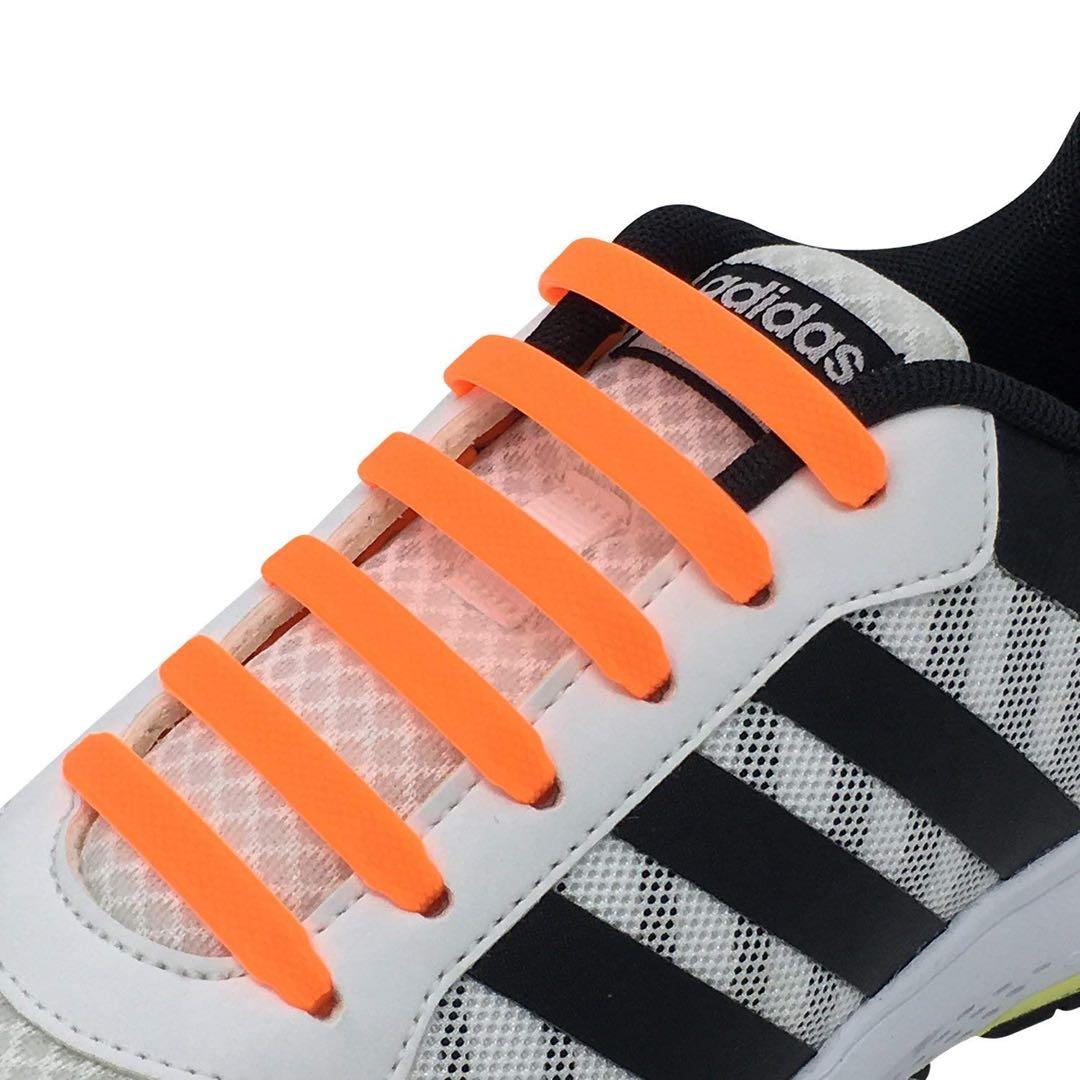 靴ひも-結ばない 靴紐 ゴム 靴ひも 伸縮 靴紐 ほどけない 簡単取り付け