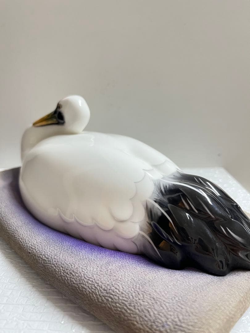 ノリタケ鶴置物です木箱入り 値下げしました。
