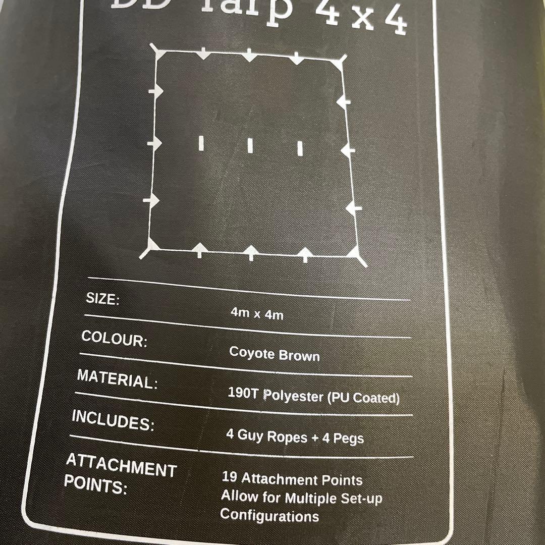 DD Hammocks DD Tarp 4×4 タープ アレンジ色々！最終値下げ