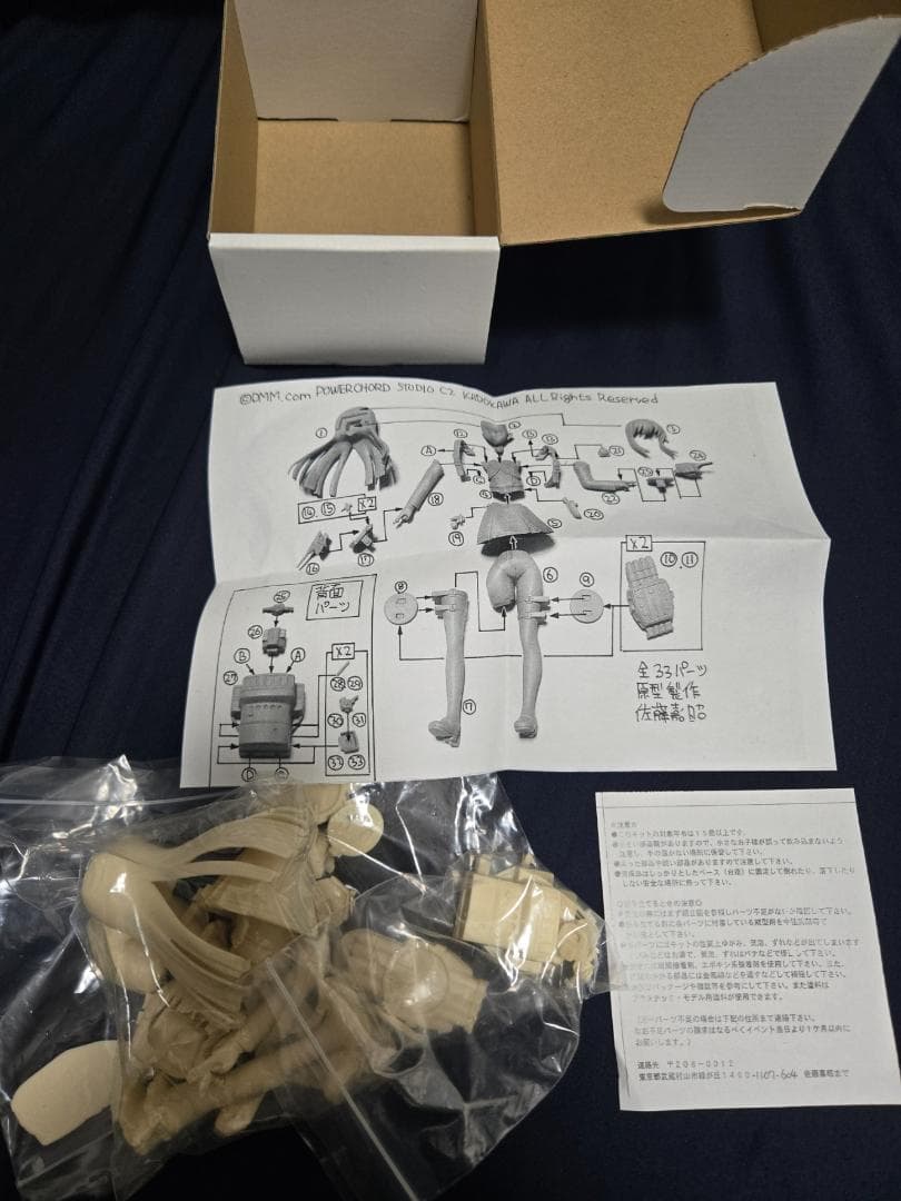 朝潮　ガレージキット３点