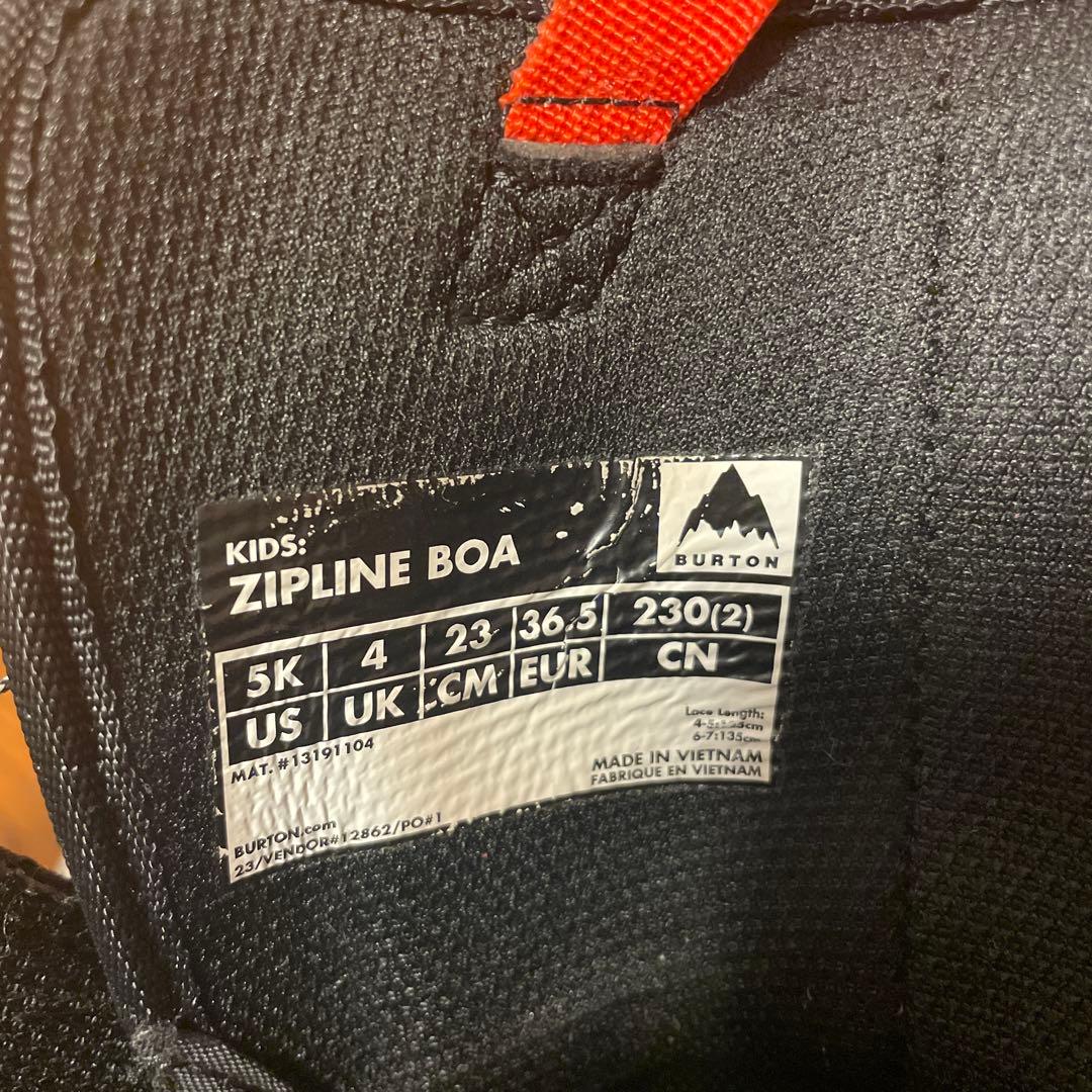 s*0様 BURTON子ども用23cmスノーボードブーツ ブラック