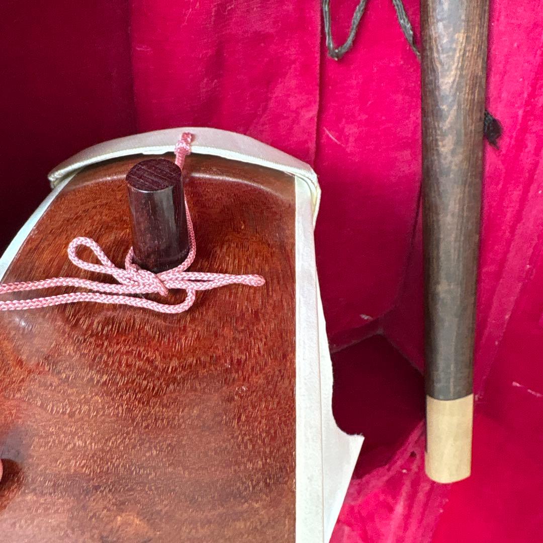 細棹三味線本体