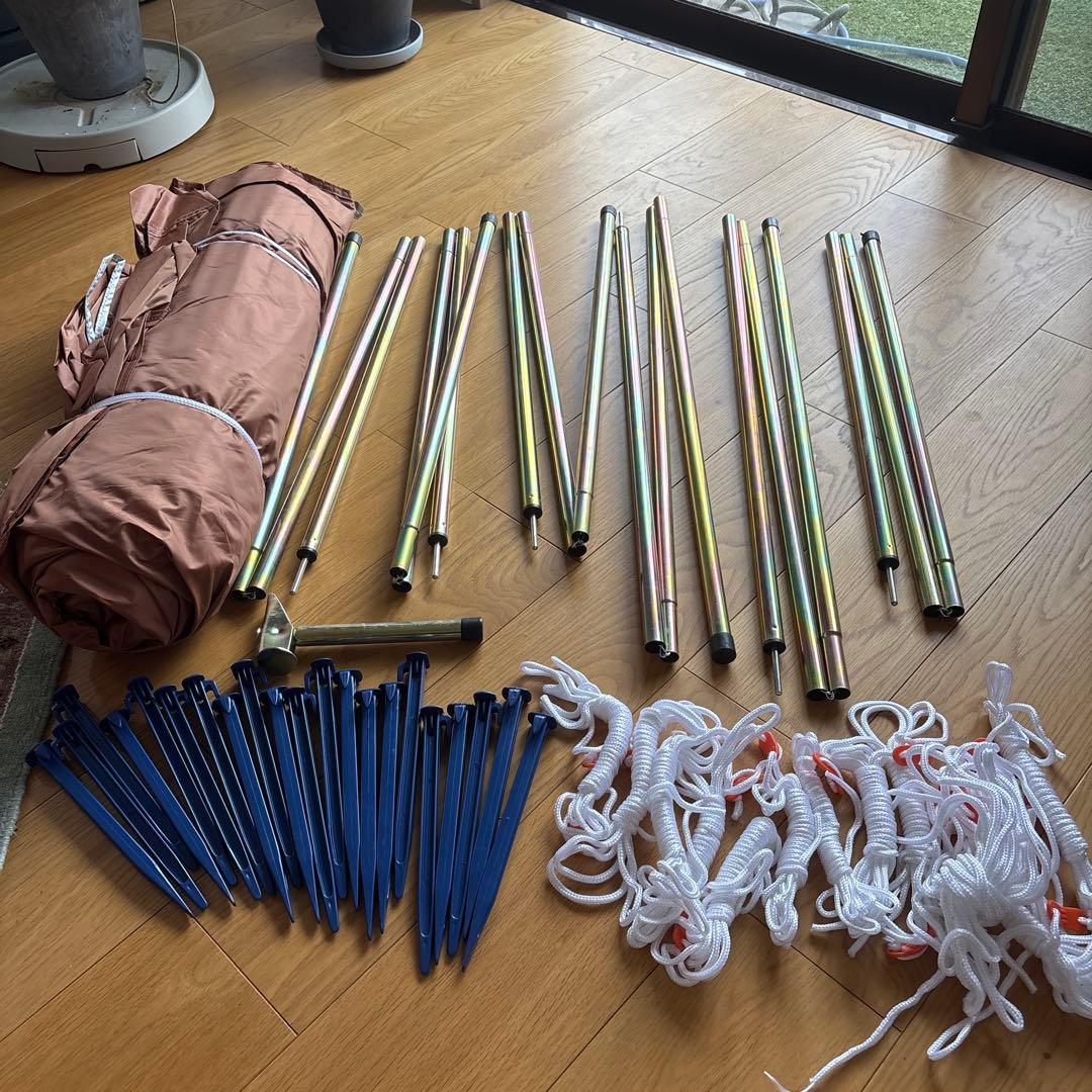 【中古品】キャプテンスタッグ　ラニーメッシュタープテント