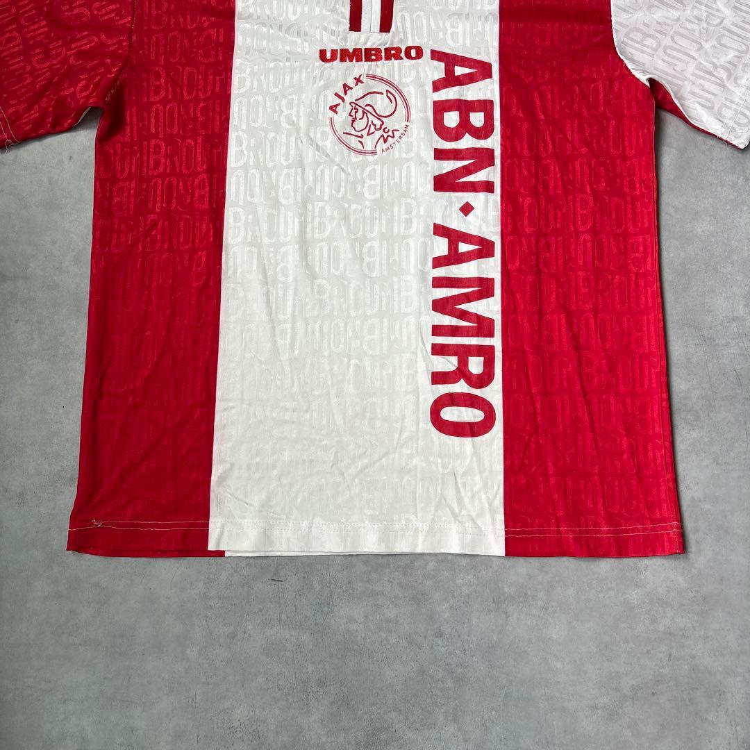 ★90s アンブロ　UMBRO アヤックス ユニフォーム　ゲームシャツ　Tシャツ