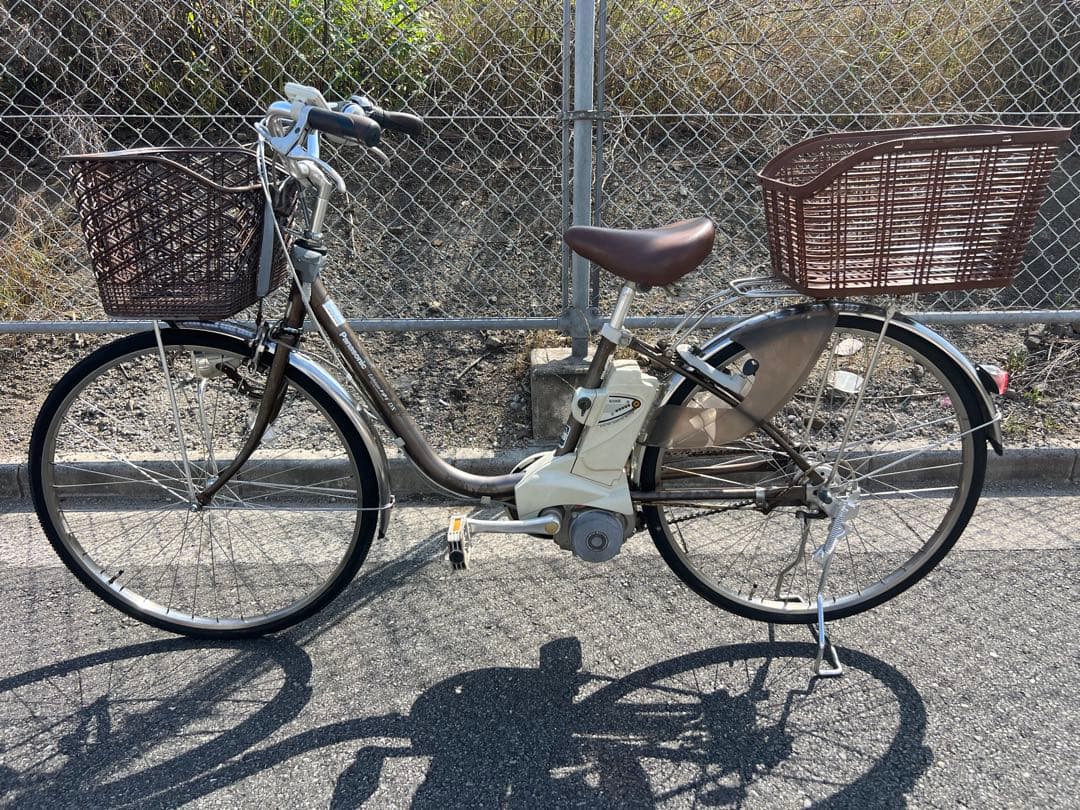 Panasonic VIVIDX電動アシスト自転車キレイな自転車26インチ