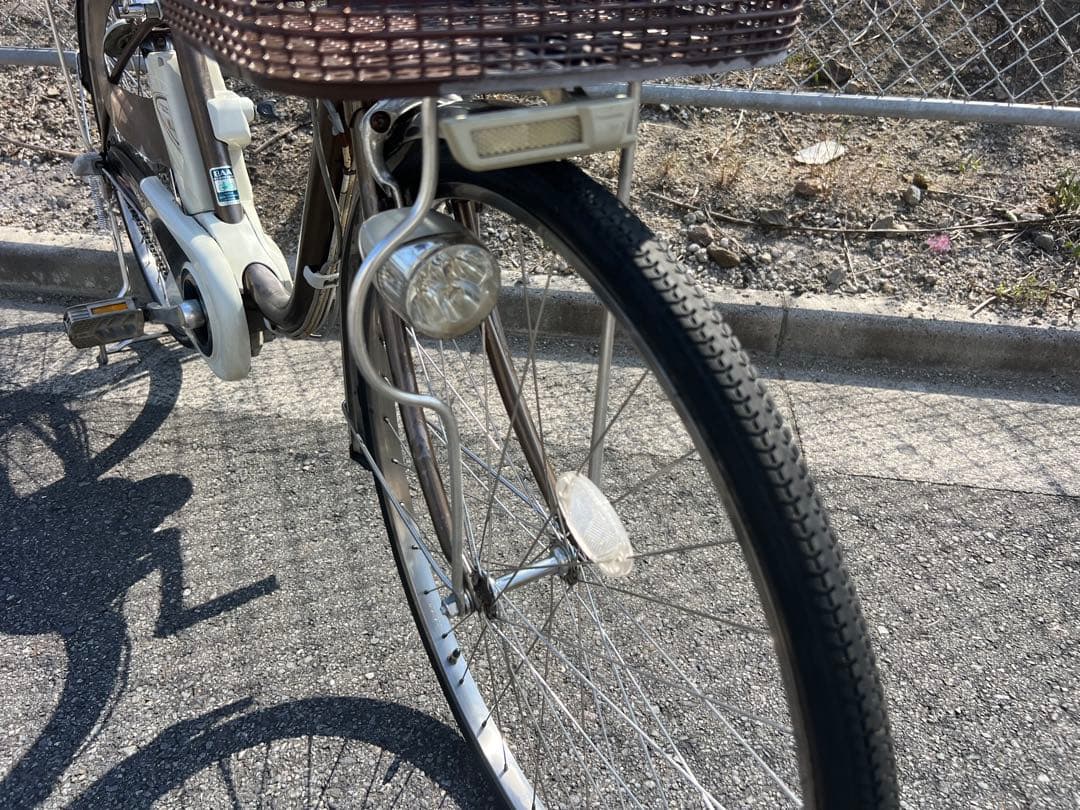 Panasonic VIVIDX電動アシスト自転車キレイな自転車26インチ