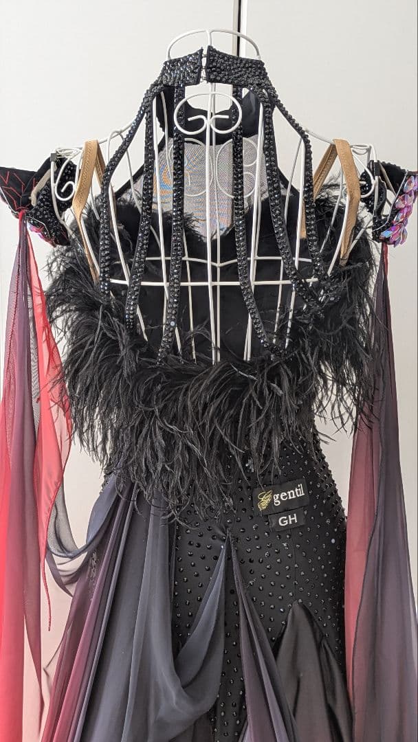 社交ダンス　スタンダードドレス　gentil製