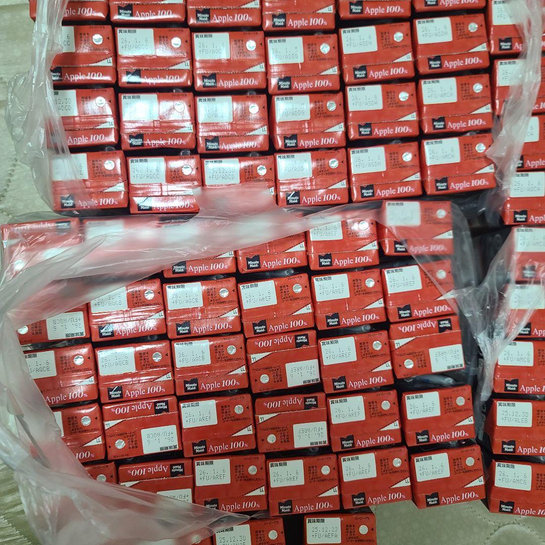 ミニッツメイド アップル 紙パック りんごジュース 200ml 138本　まとめ