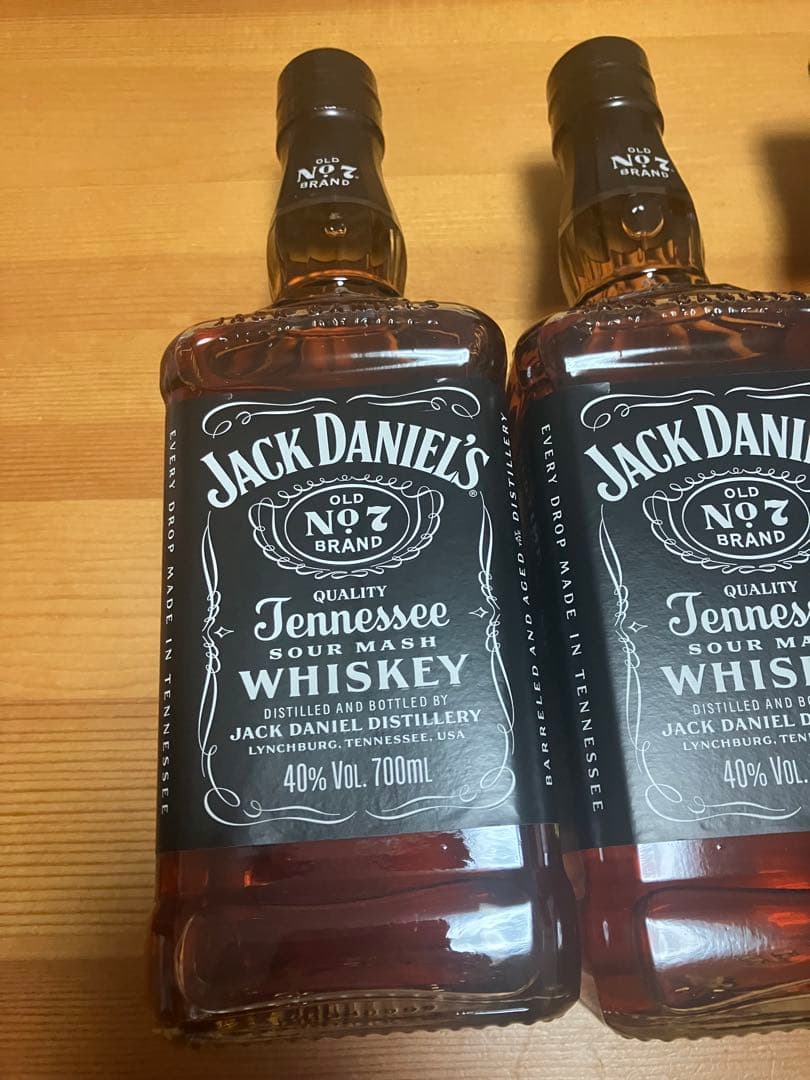 Jack Daniel's Tennessee Whiskey 700ml 4本