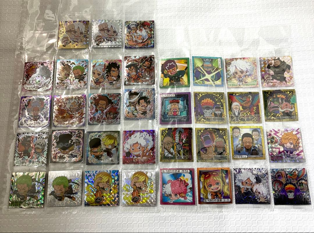 ワンピース大海賊シールウエハース13 パラレル シークレット含む全35種コンプ②