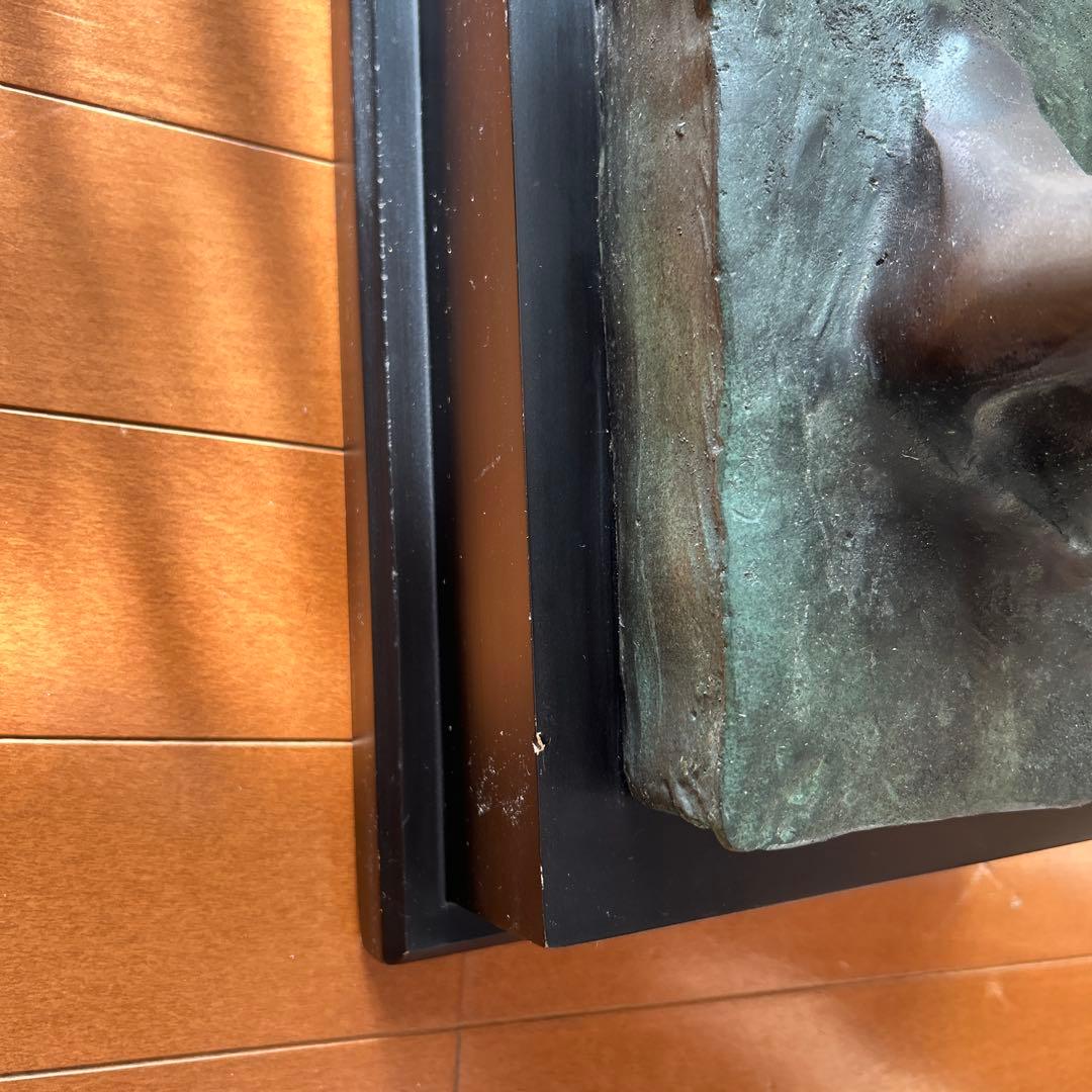 ブロンズ製女性像 バイオリンを持つ女　銅像　 彫刻　高さ1.17m