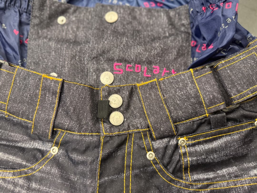 ScoLar　スカラー　スノーボードウェア　上下セット　花柄　ジャケット　パンツ