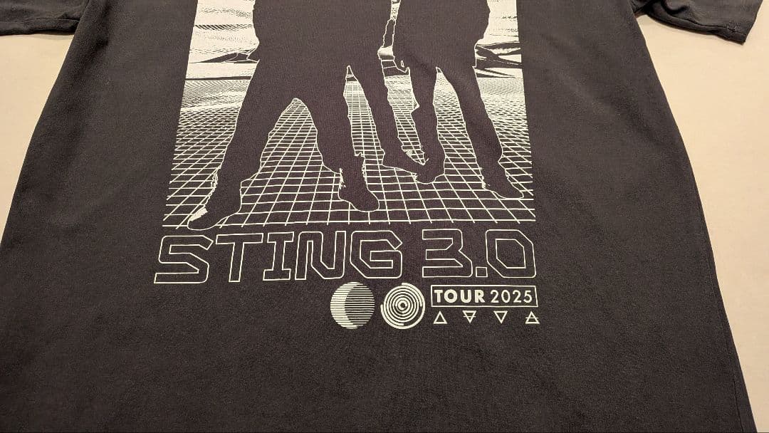 STING 3.0 スティング JAPAN TOUR フィギュア Tシャツ L