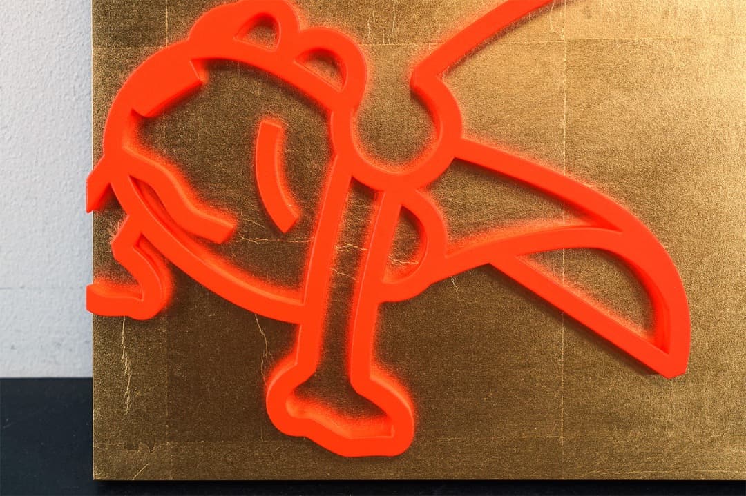 タカハシマホ ミクストメディア・パネル　 4号 2022年 COA有