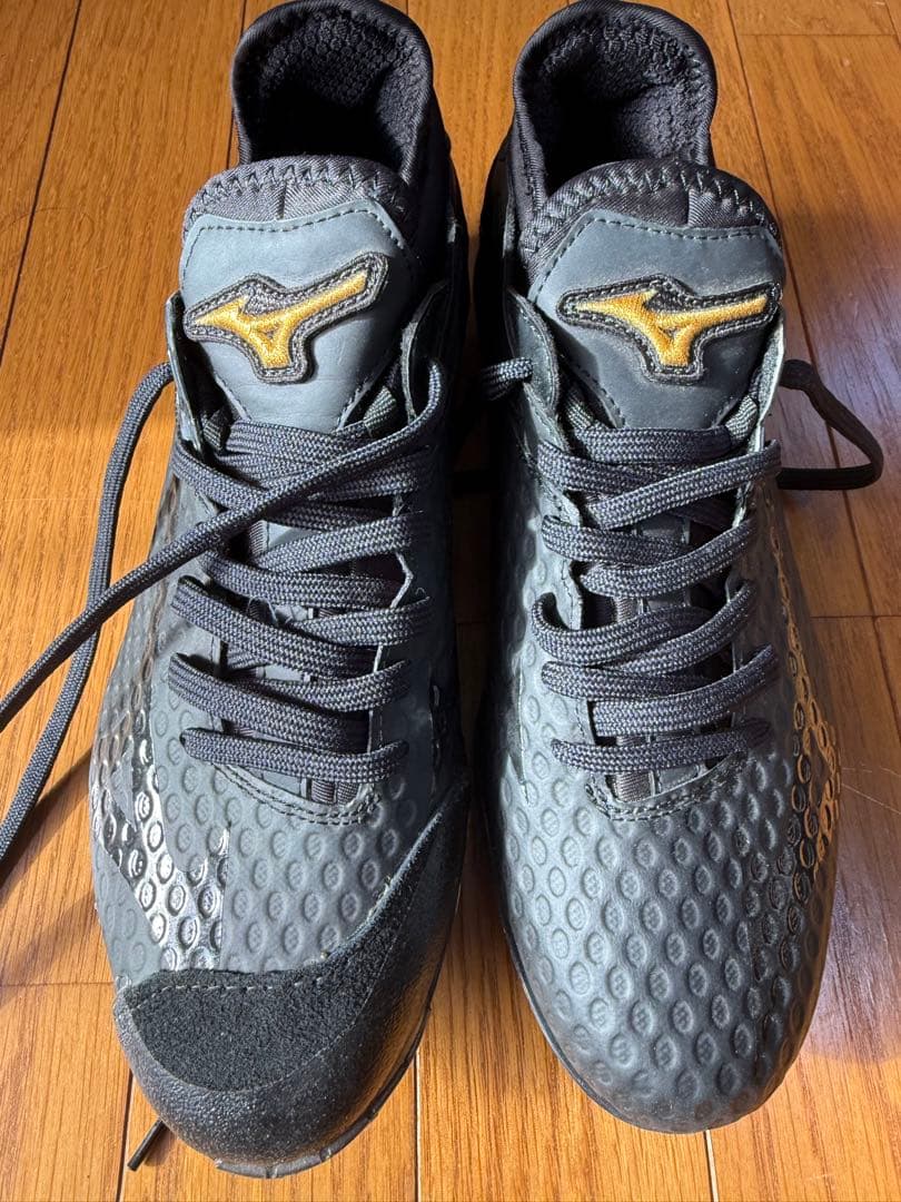 Mizuno ミズノプロスパイクシューズ ブラック/ゴールド