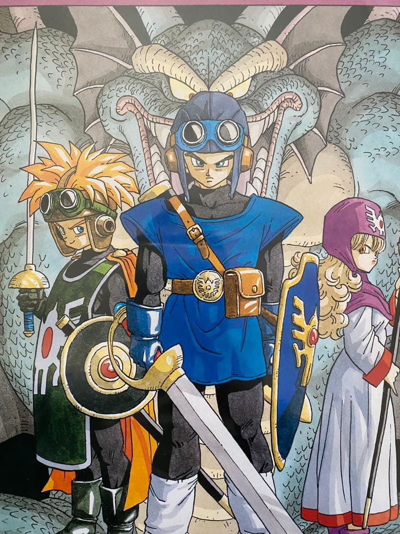 【激レア】限定1枚 ドラゴンクエストⅠ Ⅱ ポスター　A2サイズ　鳥山明