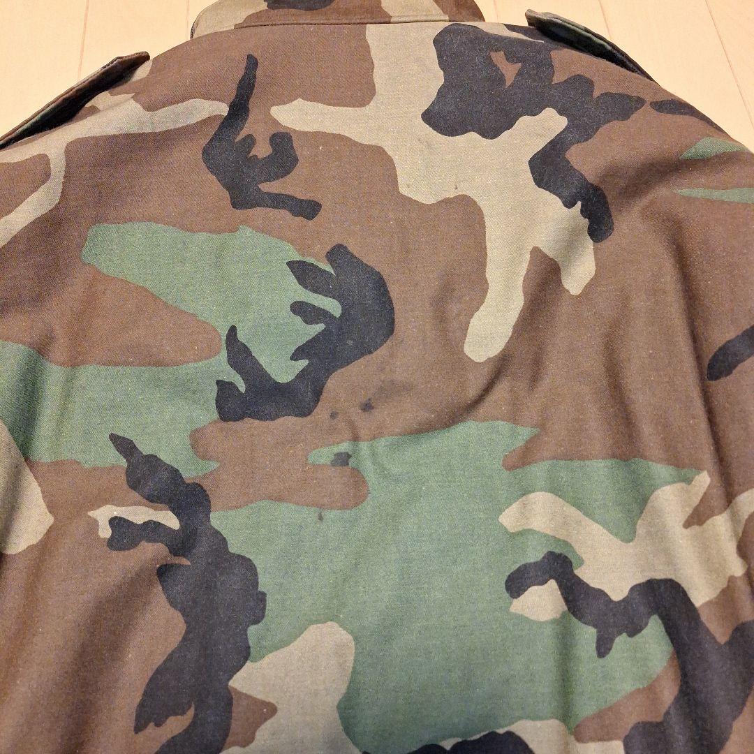 80sUSM65カモフィールドジャケット所属ワッペン階級章付実物使用感求める方へ