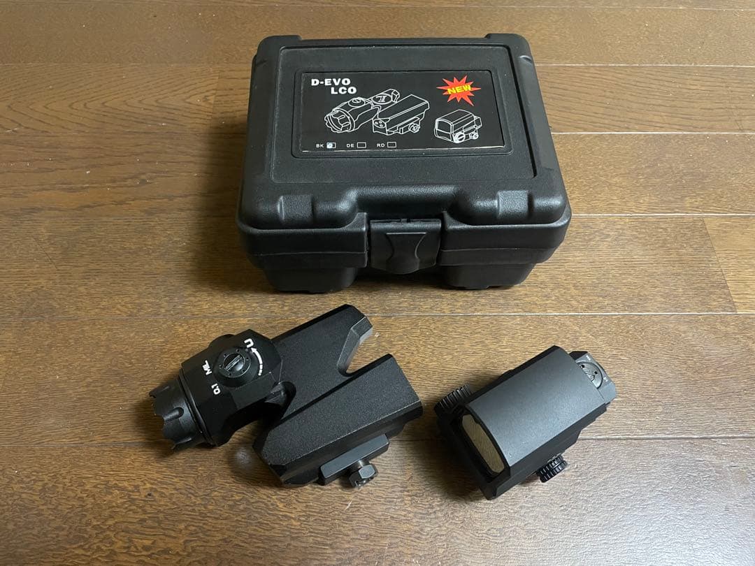 D-EVO LCO ドットサイト スコープ　ケース テスト電池付き