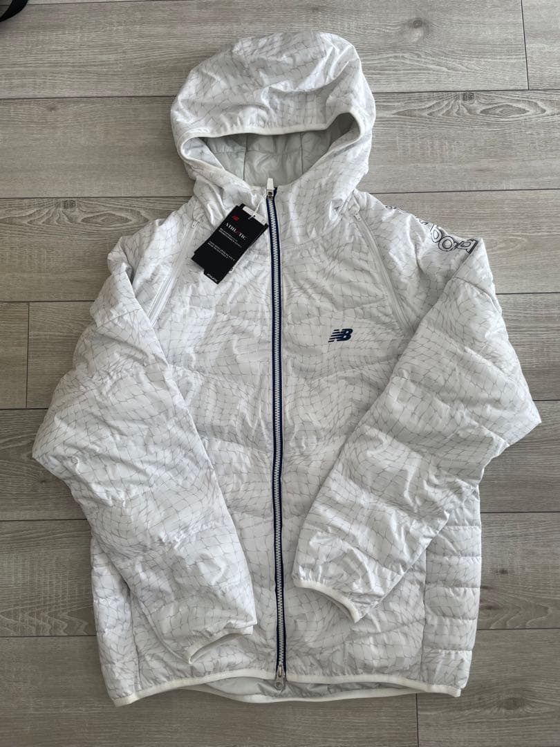 ニューバランスゴルフ 中綿ブルゾンパーカー 5サイズ ホワイト
