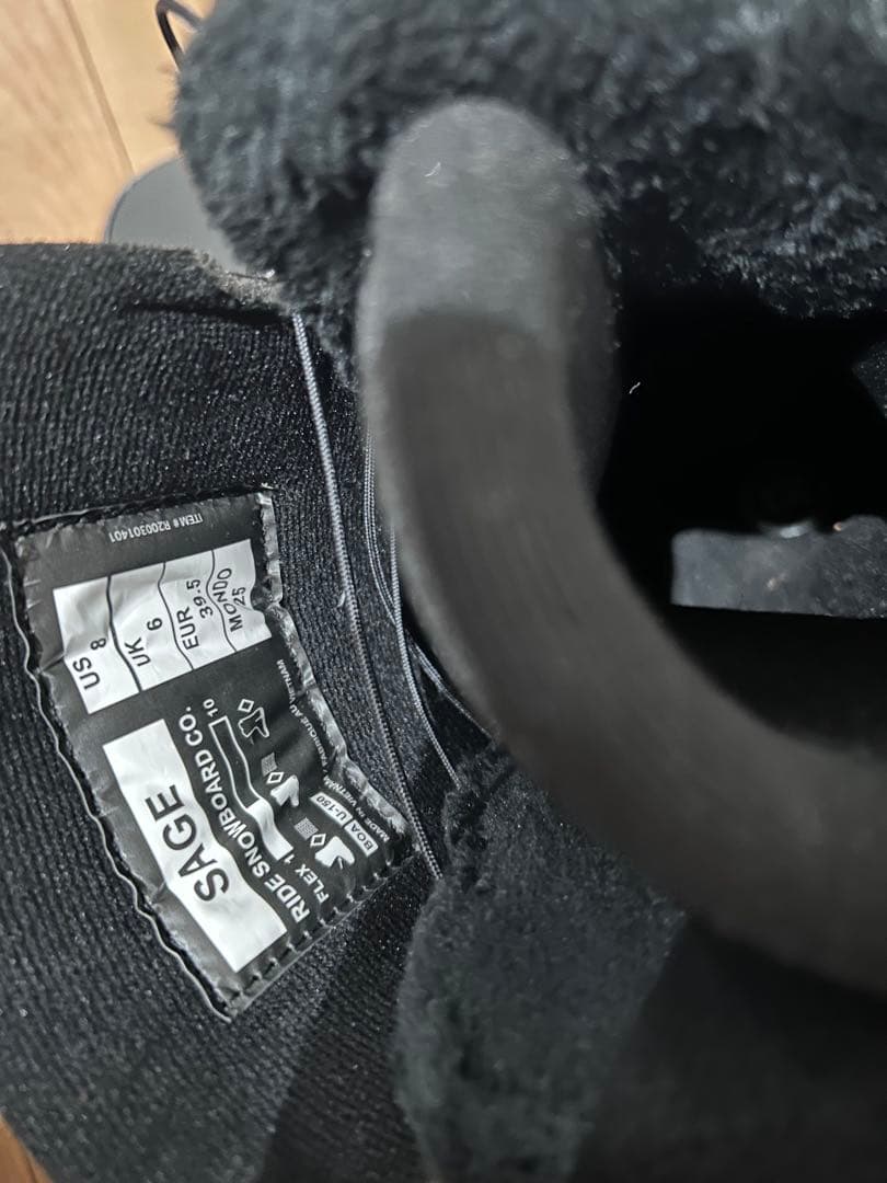 スノーボード　ブーツ　25㌢RIDE ライド　SAGE サージ　ボア　BOA