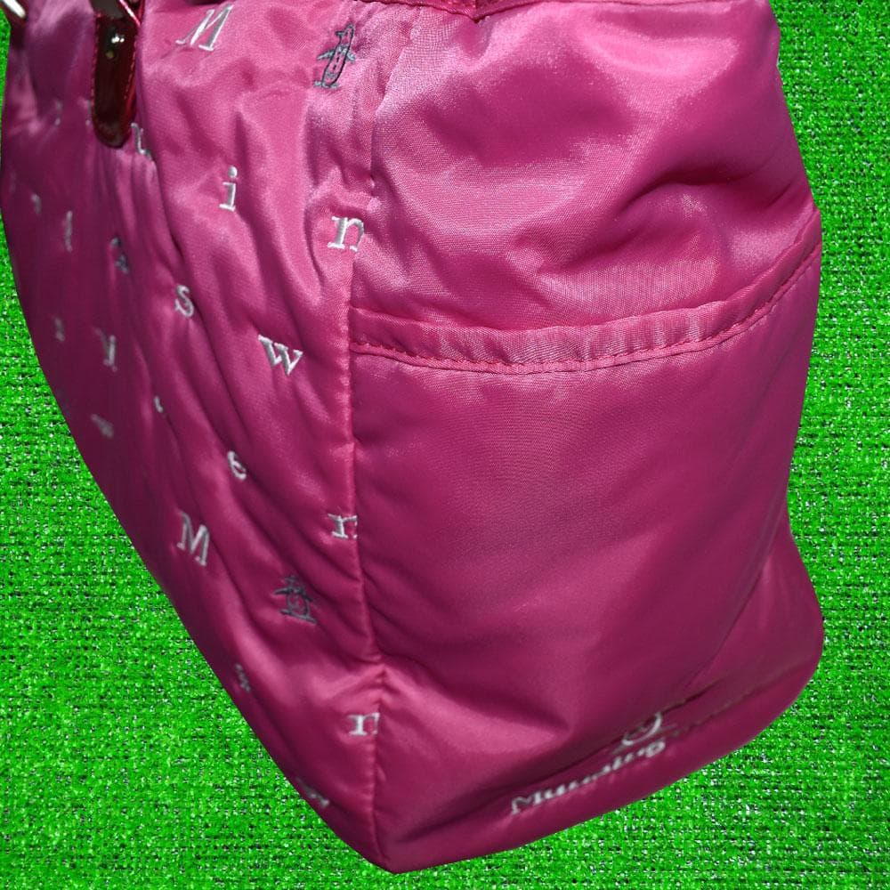 Munsingwear/マンシングウェア 大判トートバッグ【ピンク】新品！