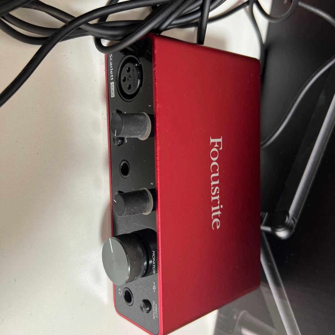 配信機器・PA機器・レコーディング機器 FOCUSRITE Scarlett SoloStudio