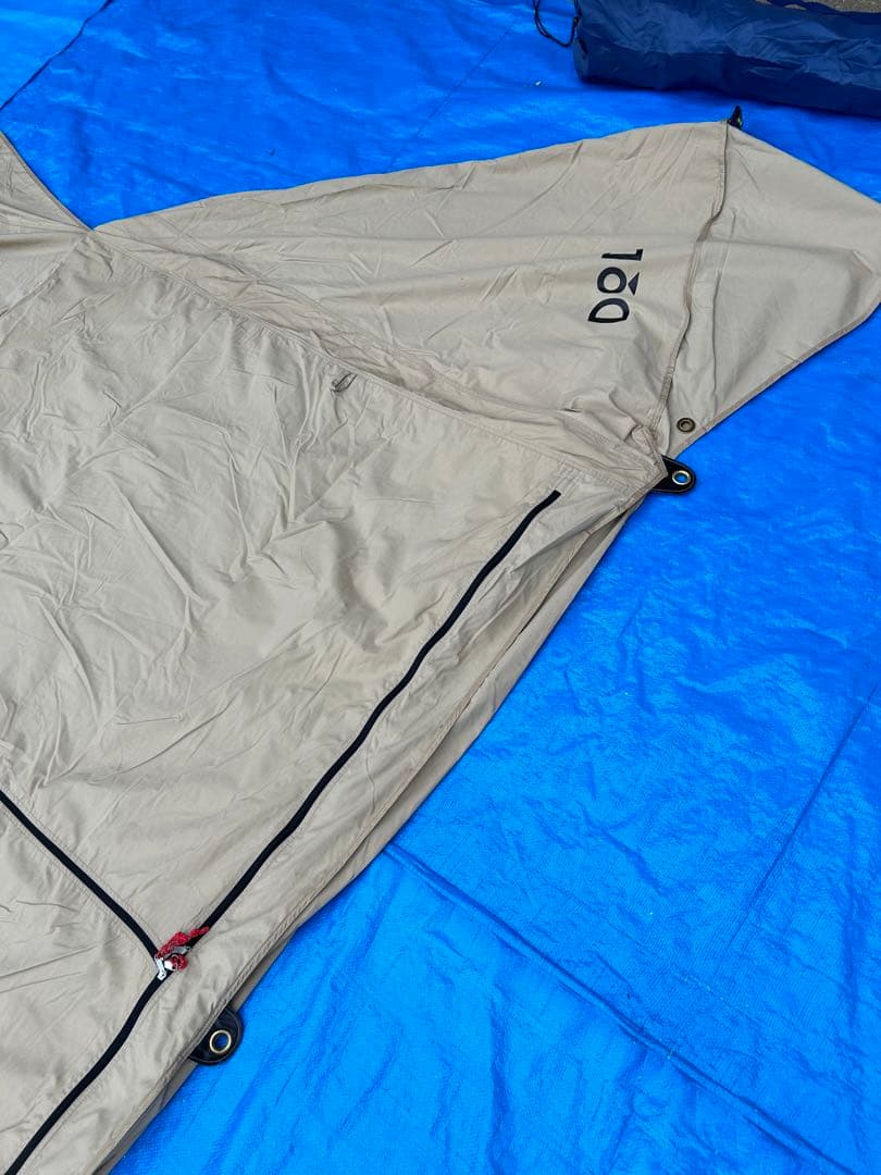 【美品】DOD パップフーテント2 タンカラー T2-670-TN