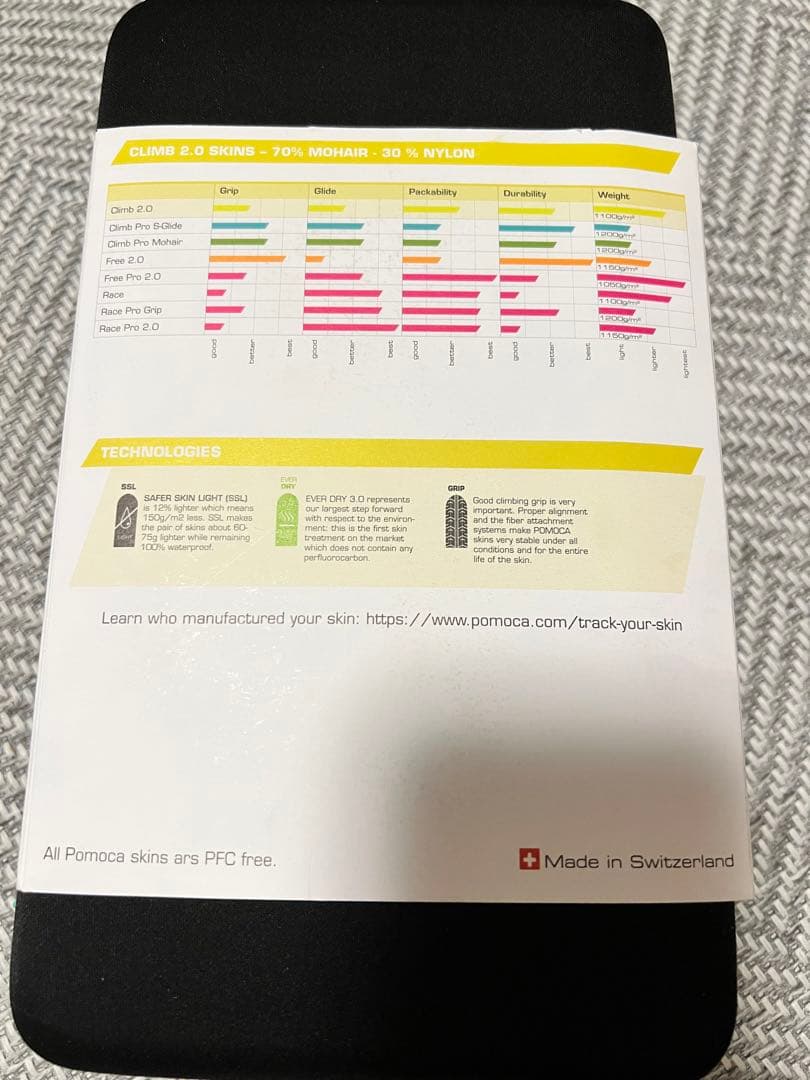 <POMOCA>ポモカクライム2.0 120mm [185-200cm]