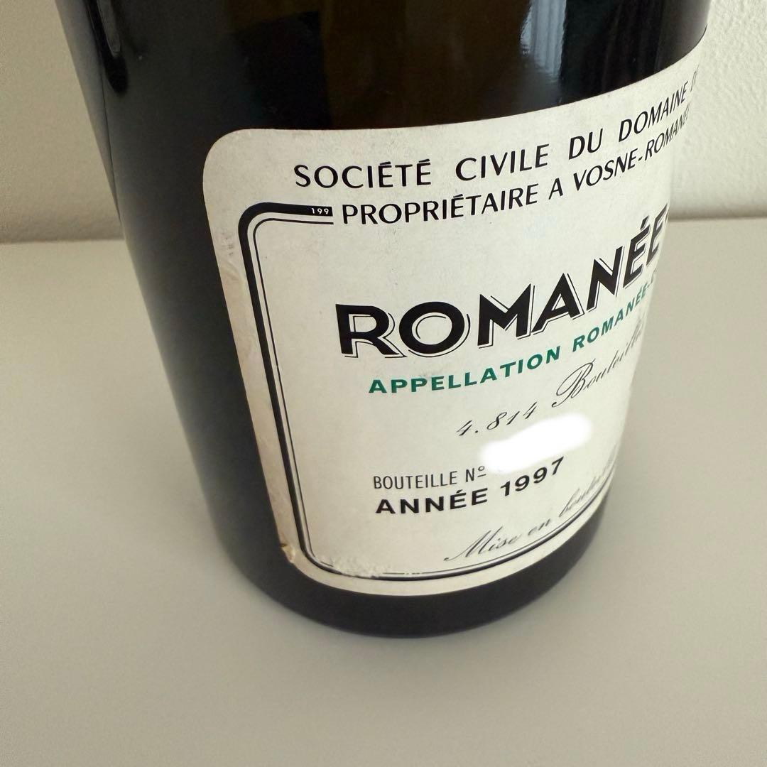 ROMANÉE-CONTI ロマネ・コンティ 1997年 空瓶