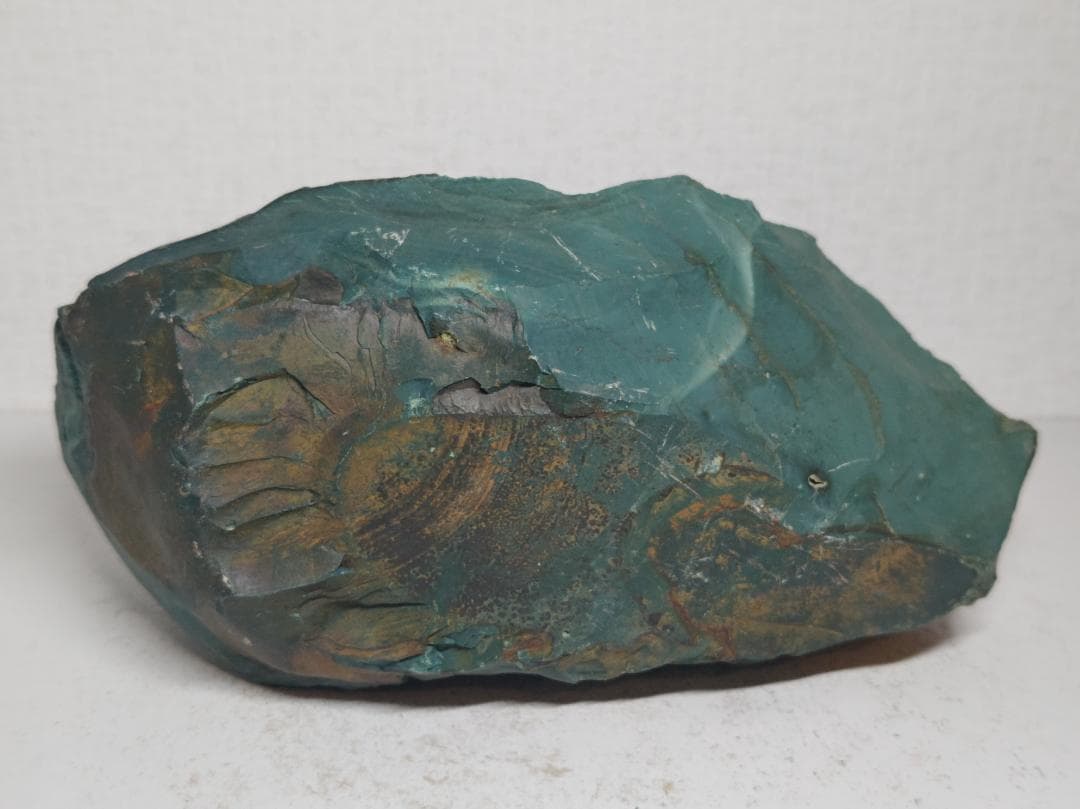 出雲石 4.3kg 碧玉 青瑪瑙 原石 鑑賞石 自然石 誕生石 鉱物 鉱石 水石