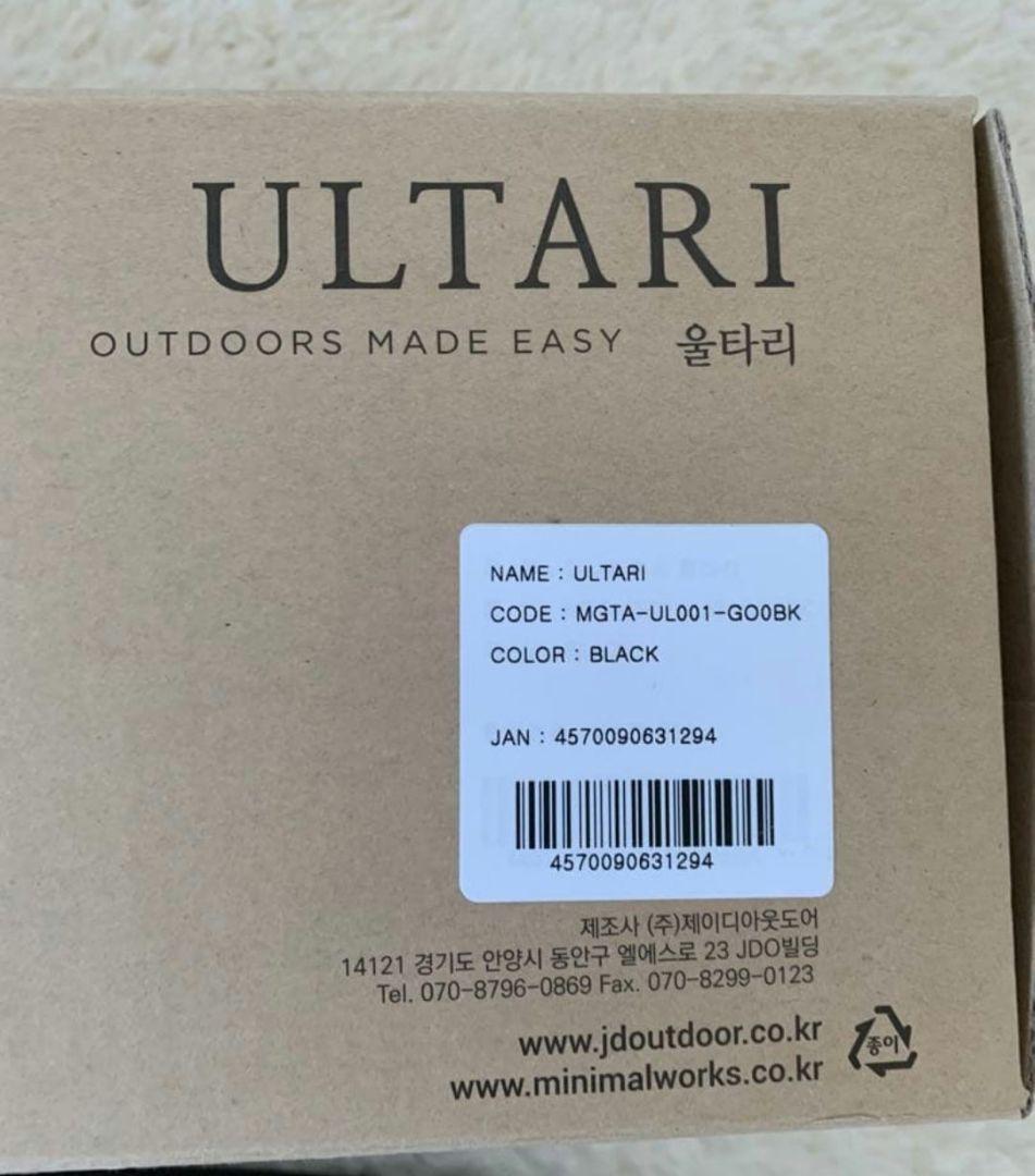 値下げ 新品　ミニマルワークス　 ウルタリ　ULTARI ブラック