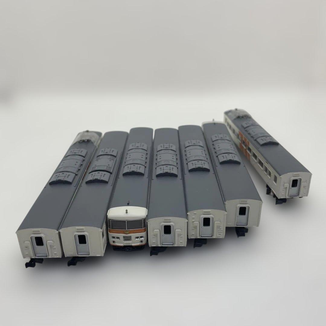 【nr/1.31/3】Nゲージ 鉄道模型国鉄185系試案塗装朱編成 7両セット