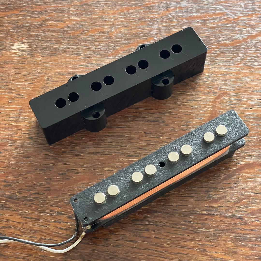 ベースピックアップ(ジャズベース用　ネック、ブリッジ2コセット)