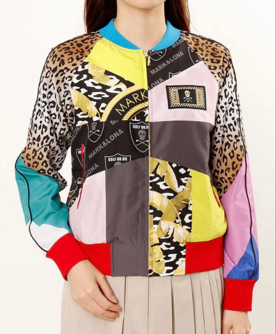 新品 未使用 マークアンドロナ ブルゾン ジャケット レディース 裏メッシュ