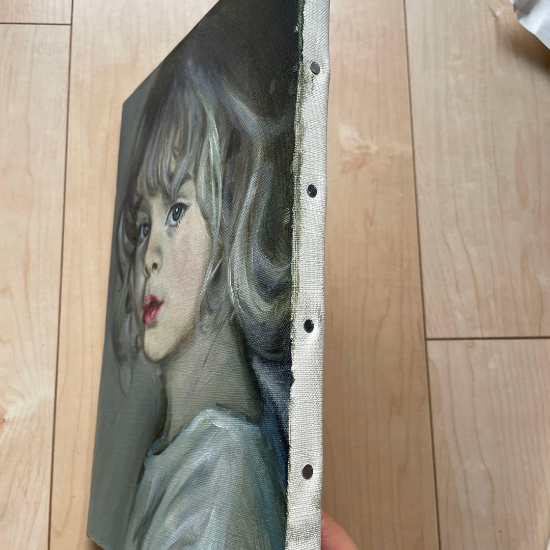 少女の肖像 油彩画 F4サイズ 2018年制作