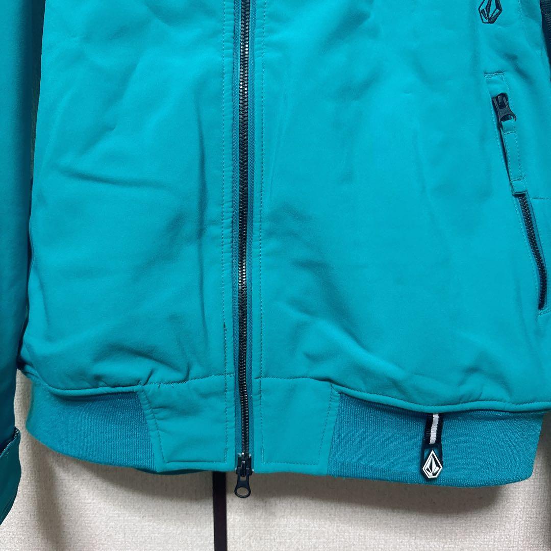 VOLCOM ボルコム【L】ターコイズ スノーボードウェア レディース 裏起毛