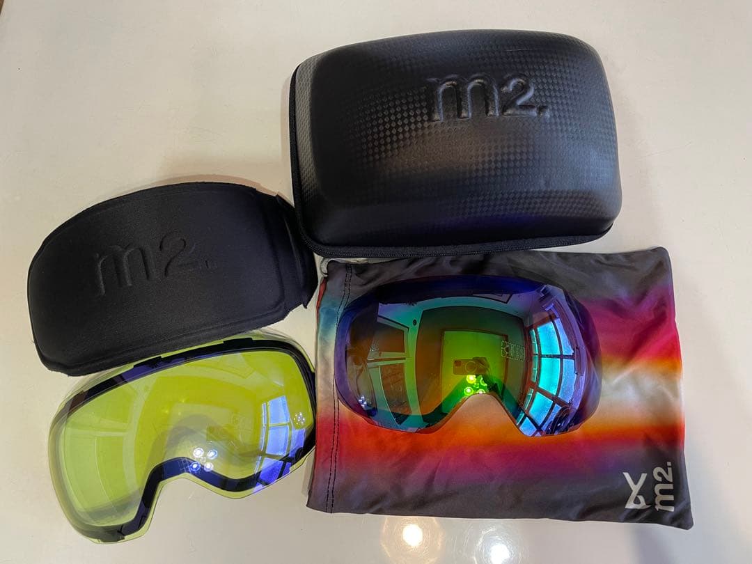 anon m2. ゴーグルケース&レンズ2枚