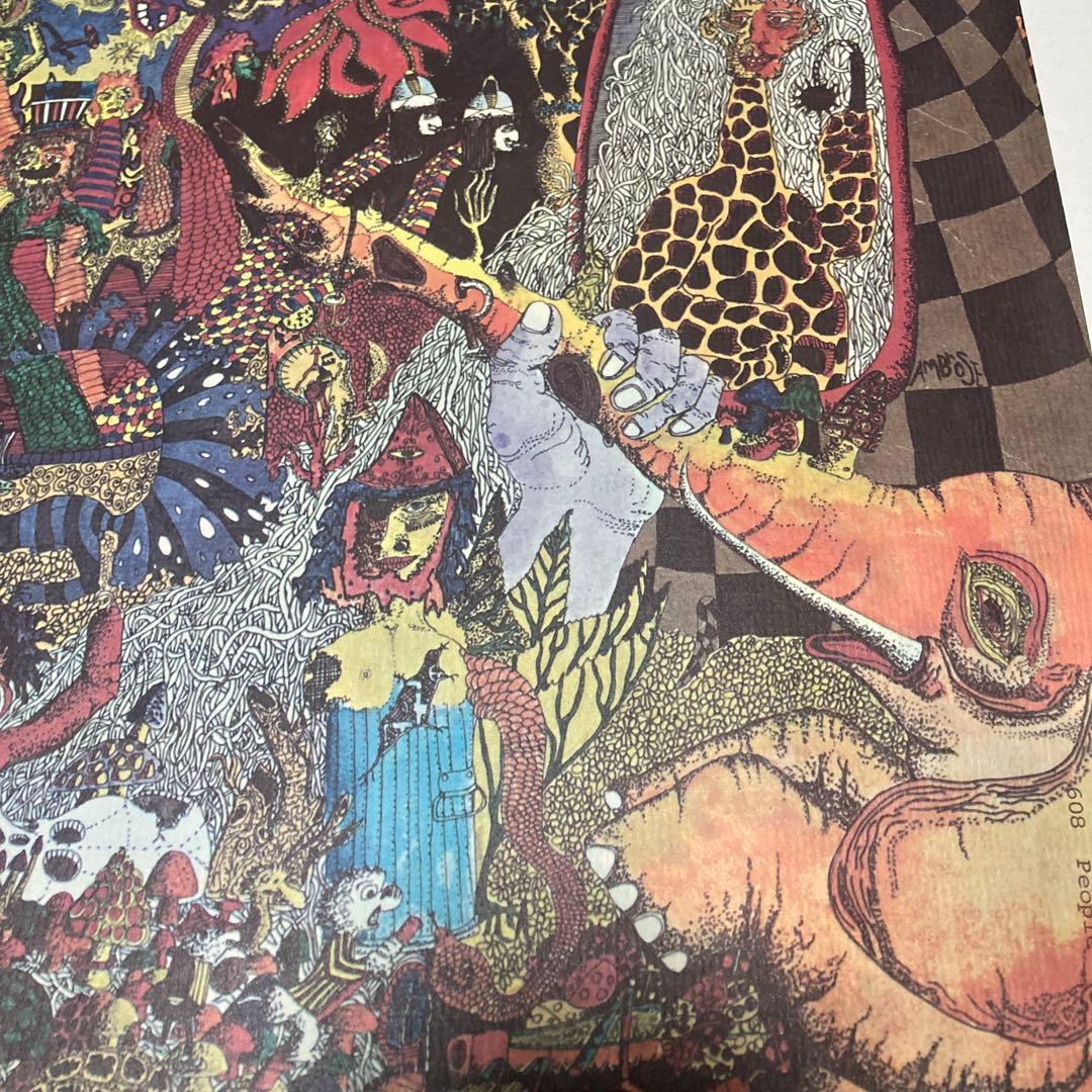 60's ヴィンテージ ポスター　リックアンブローズ　フランクザッパ　ヒッピー