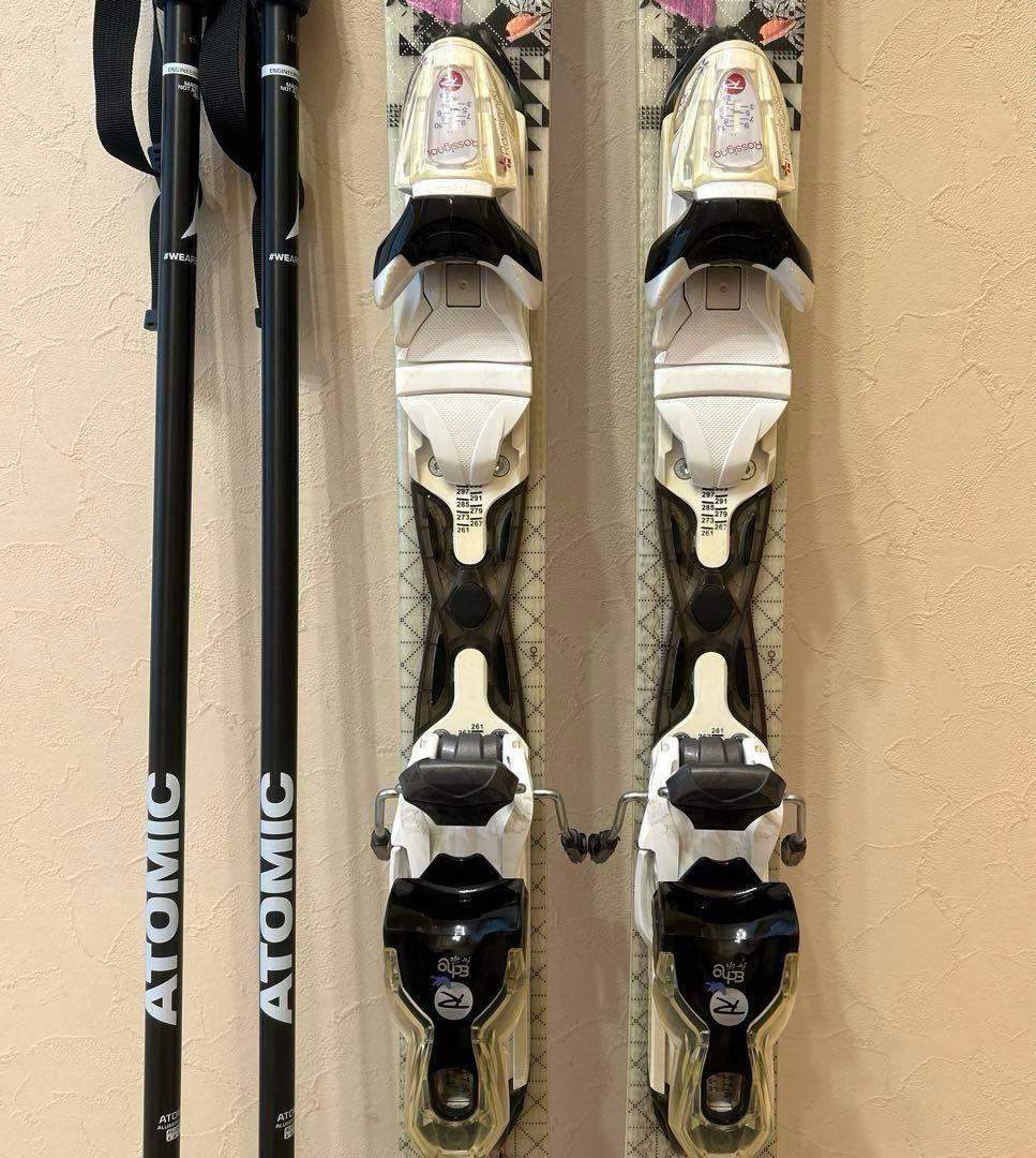 ◾️カービングスキーセット　板154㎝ ブーツ25.5㎝　女性用　レディース用